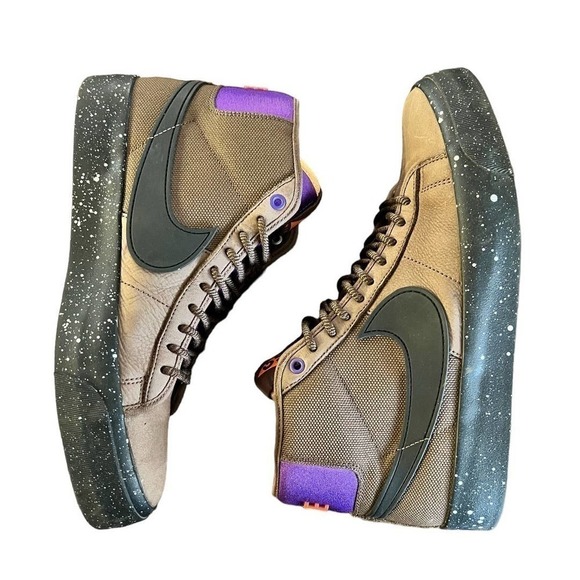 Nike SB Men\'s Zoom Blazer Mid Pro GT Size 9 Brown Outdoors Sporty main image 4
